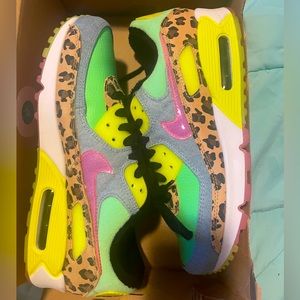 Illusion green/sunset pulse vert illusion, W Air max 90 LX